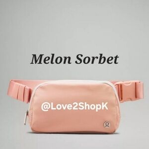NWOT Lululemon Melon Sorbet belt bag 1L